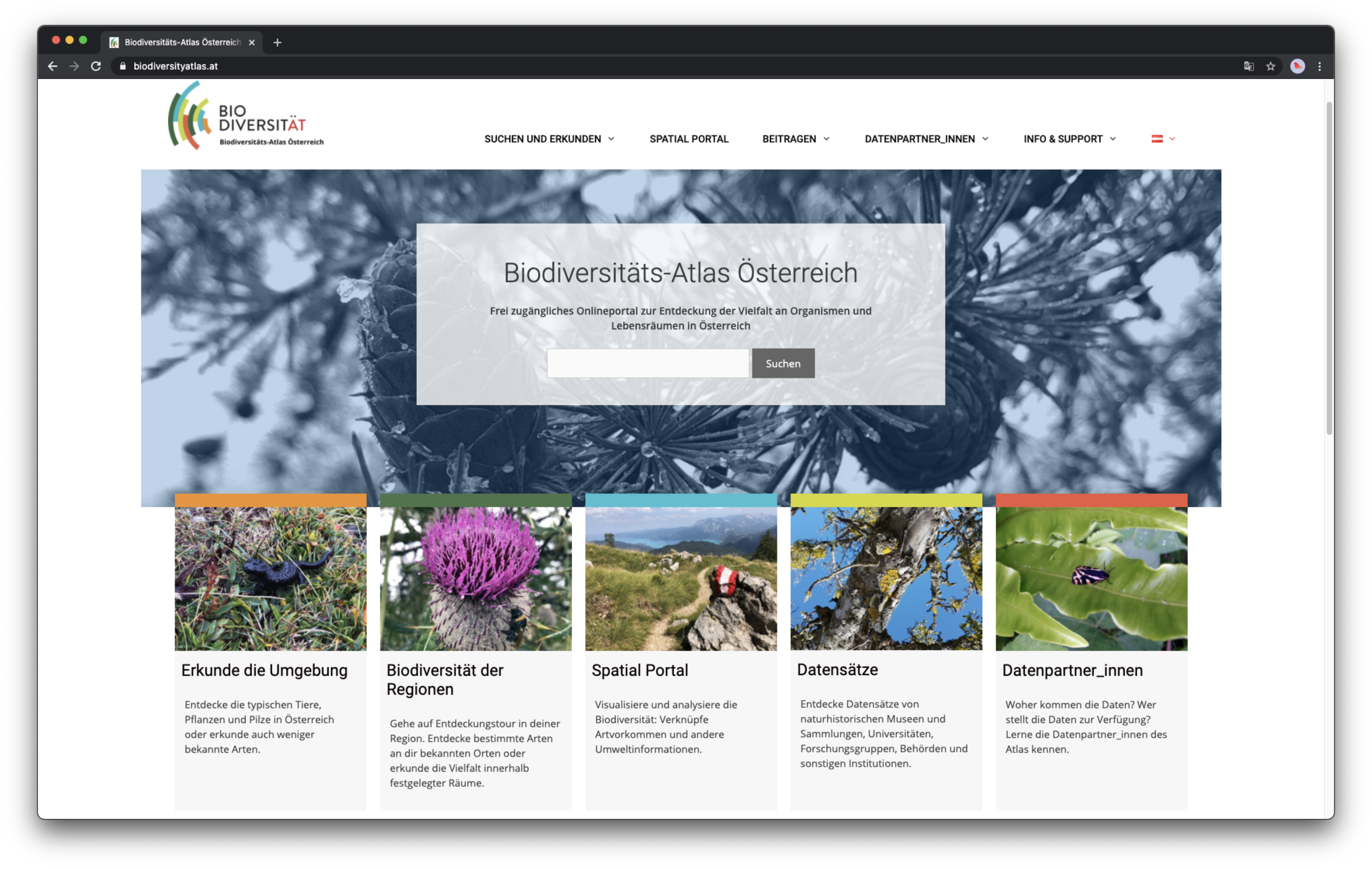 Biodiversitäts-Atlas Österreich