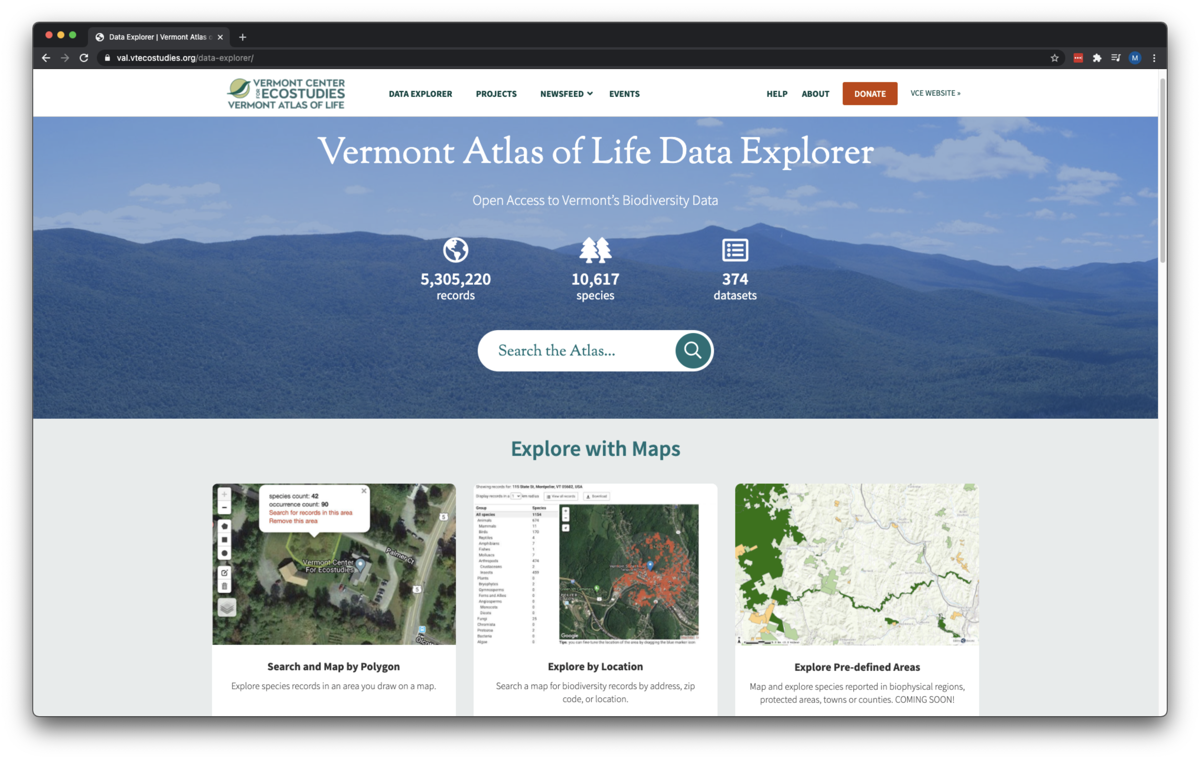 The Vermont Atlas of Life (VAL) - Vermont Center for Ecostudies